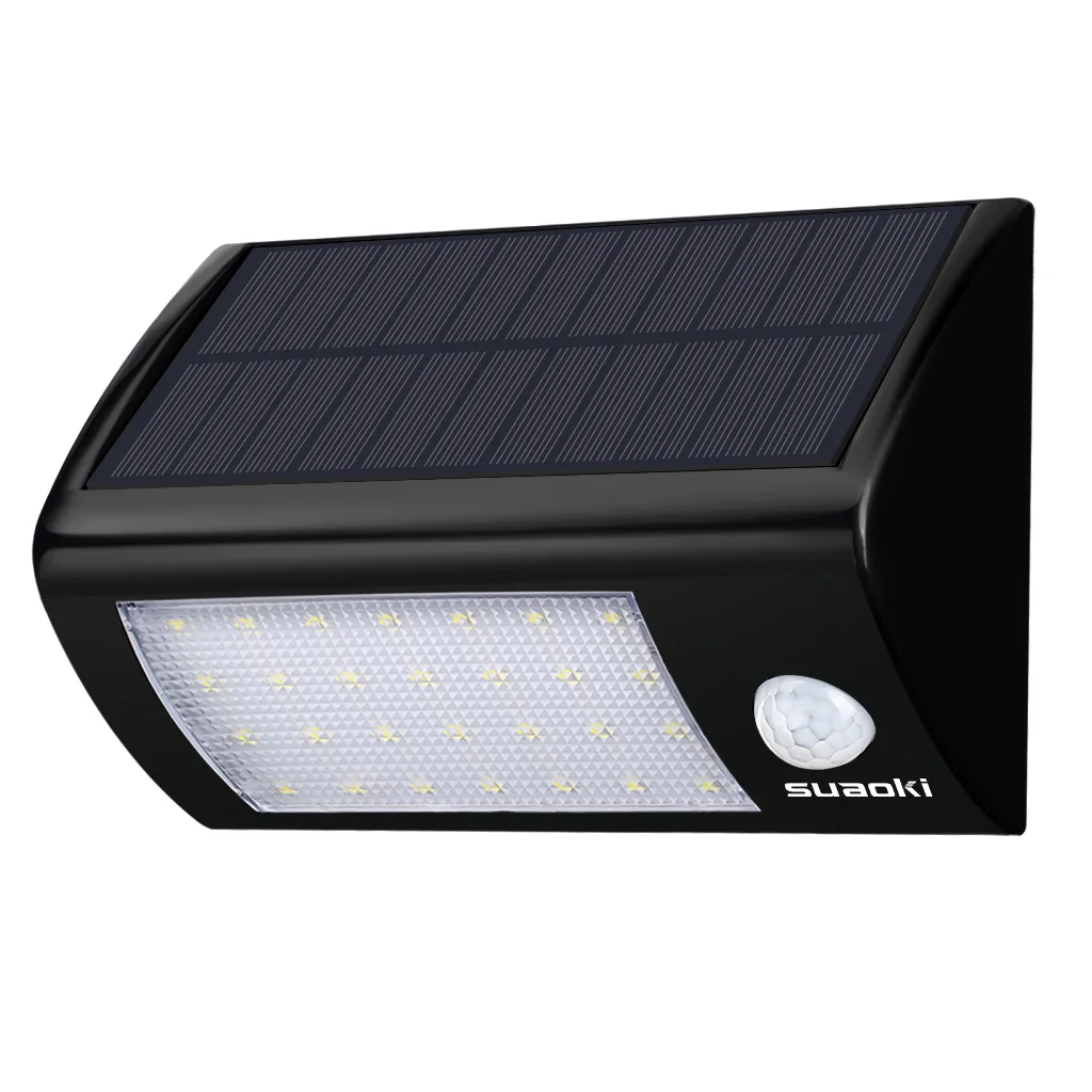 Suaoki 28 Светодиодный лампа на солнечной батарее с датчиком движения аккумулятором