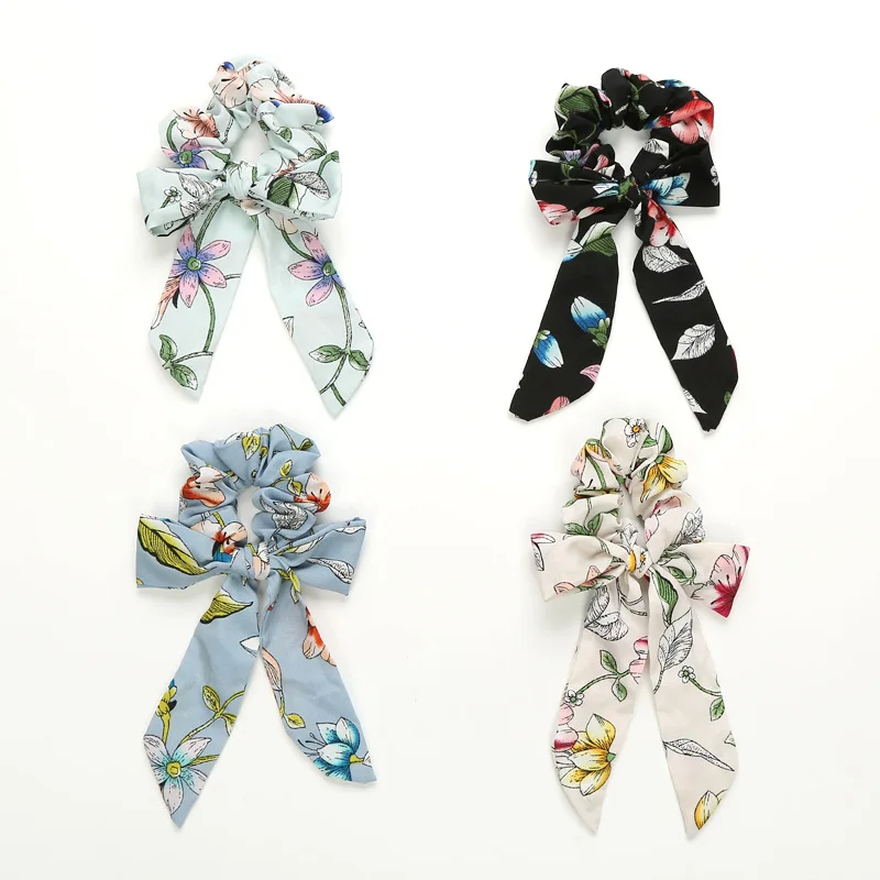 Квадратные банданы шарфы для волос женские ободки девочек с бантом| |