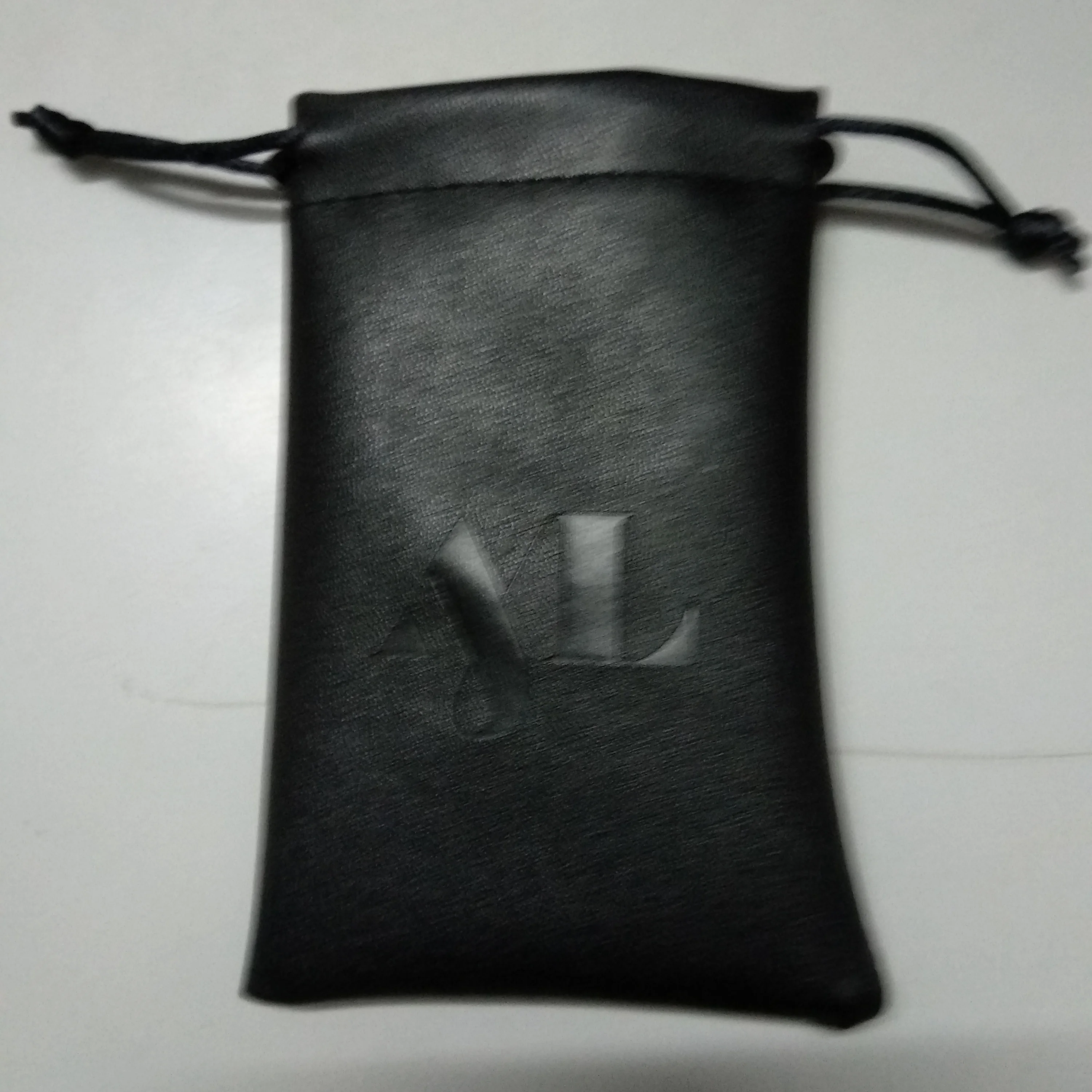 100pcs high quality pu leather drawstring jewelry dust bags wholesale 10*15cm gift pouches for jewelry storage free shipping