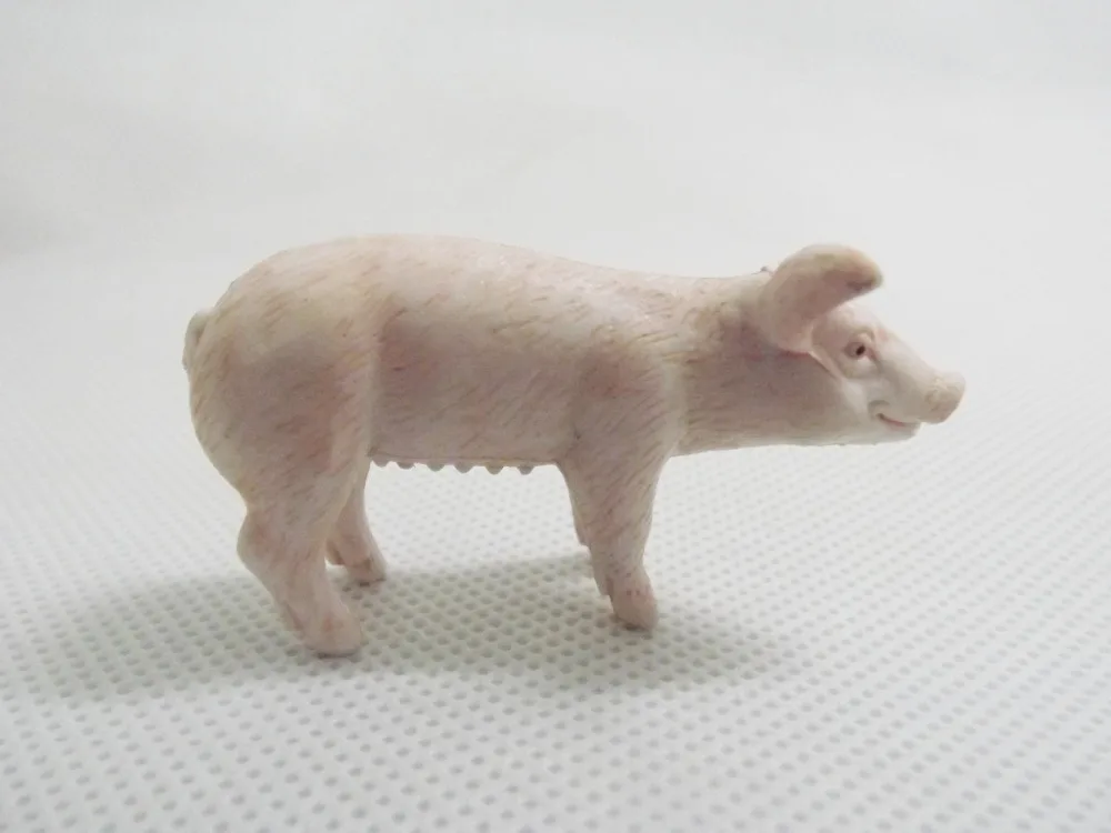 Mini Simulation Pig Figure Farm Animal Model | Игрушки и хобби