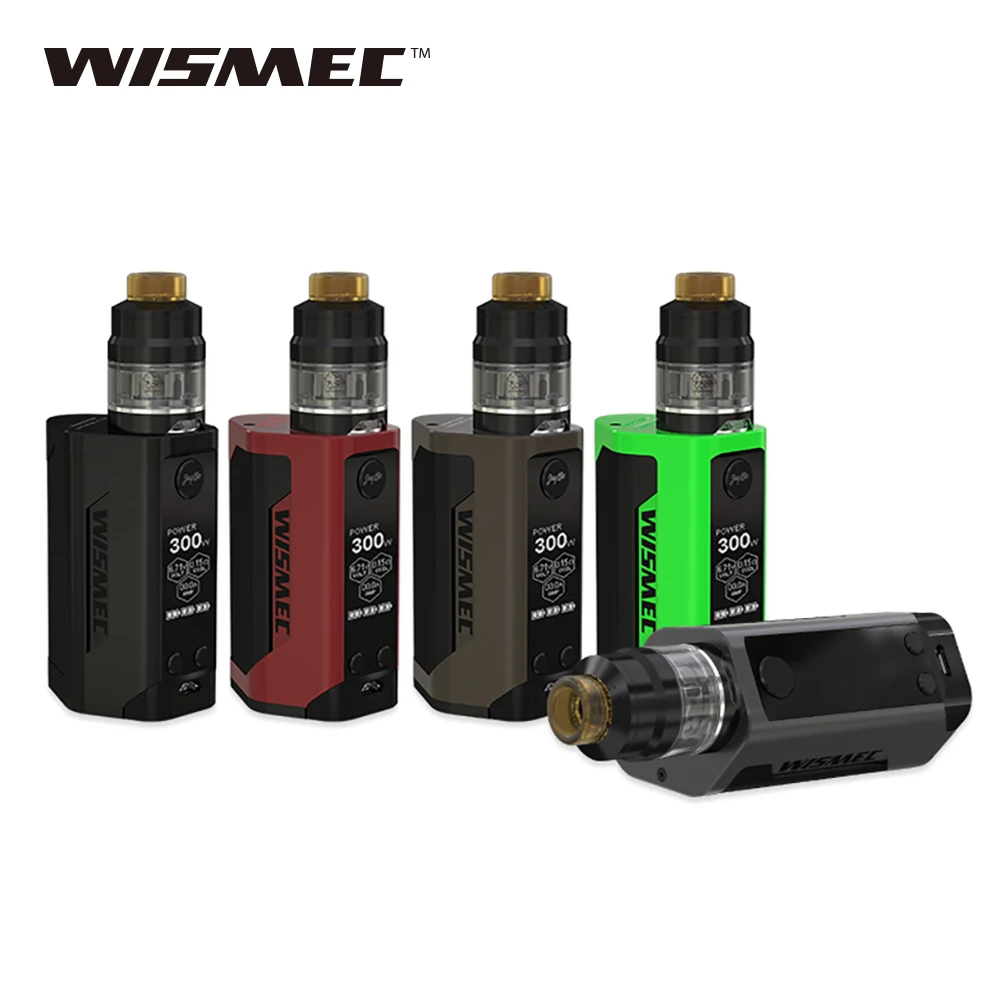 Оригинал WISMEC рел RX GEN3 электронная сигарета комплект 300 Вт Выход Gnome танк
