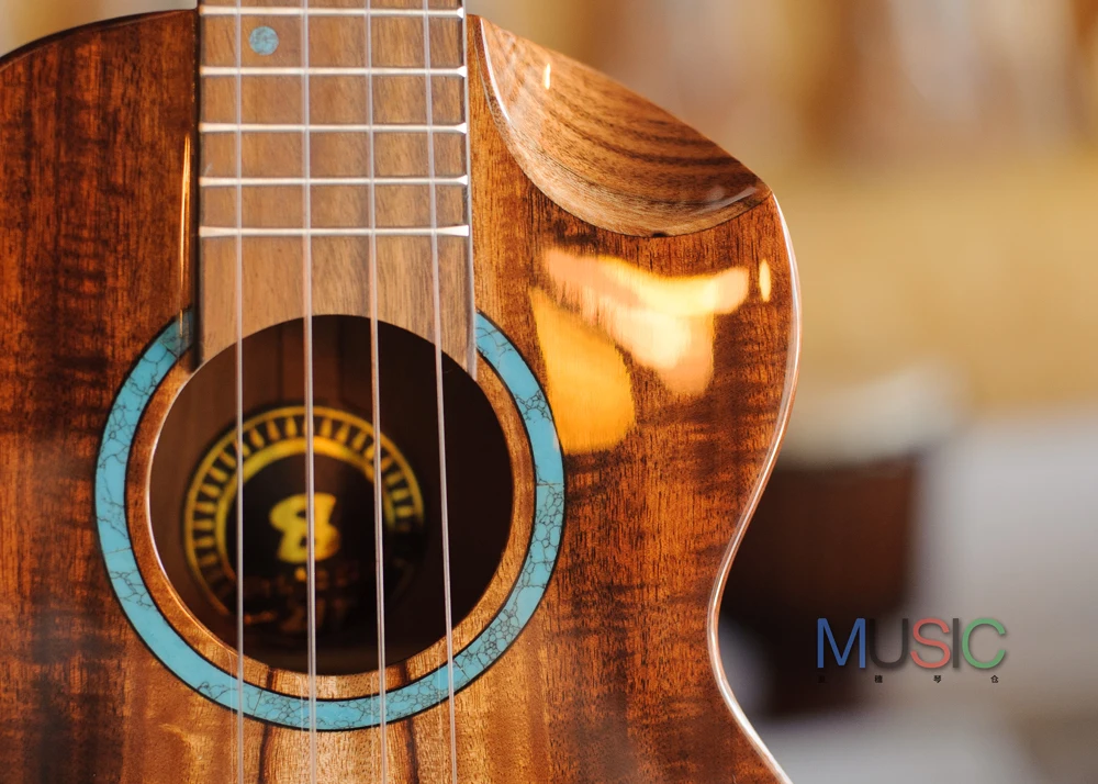 BrightSun BS-21TC из цельного дерева ручной работы Укулеле с бесплатным мешком tenor ukuleles |