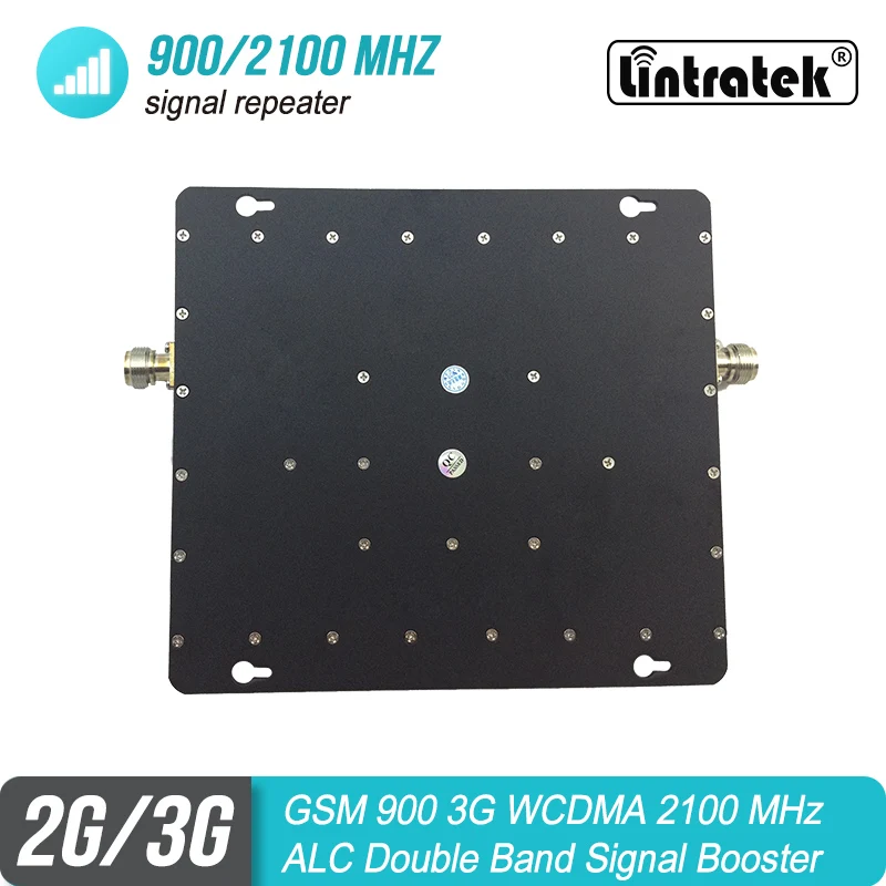 Lintratek GSM 3g 900 2100 MHz Мобильный усилитель сигнала 2G 900mhz WCDMA 2100mhz двухдиапазонный
