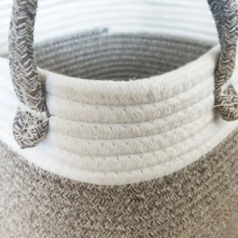 Хлопковая веревка материал высокое качество домашняя корзина для хранения