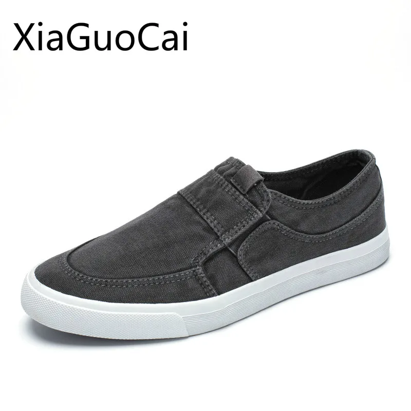 

Spring and Autumn Men Loafers Latex Newest Style Fashion Men Casual Shoes Low Top Canvas Shoes Flats Sneakers