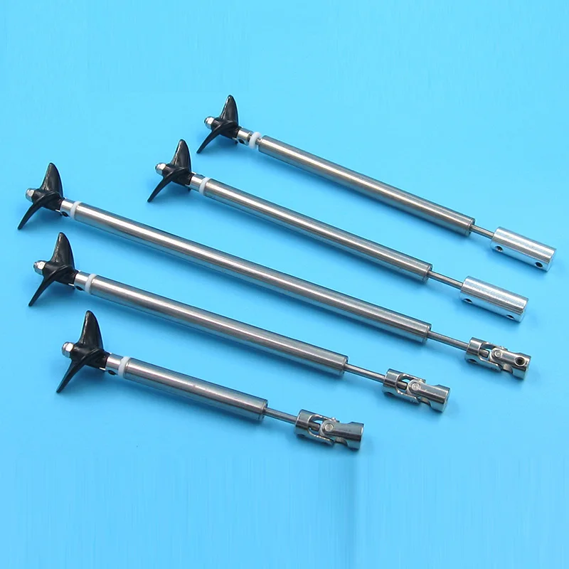 FATJAYF RC лодка провод приводная система OD 4 мм нержавеющая сталь 20 см вал набор 2-лопастный пропеллер универсальная муфта 15 см рукав вала