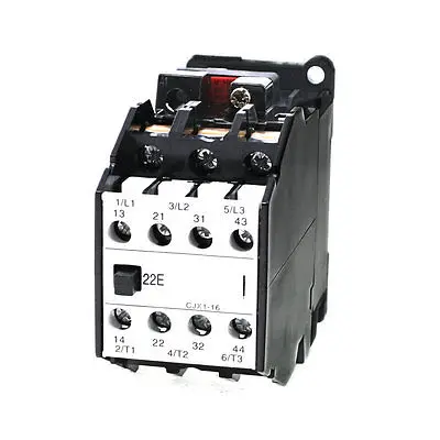 Контактор переменного тока 2NO + 2NC 660/22, CJX1-16 в, 31,5 А, 3 полюса, 35 мм, монтаж на DIN-рейку