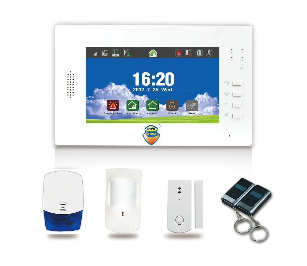 Беспроводная сигнализация для дома и офиса с сенсорной клавиатурой 868 МГц|socket