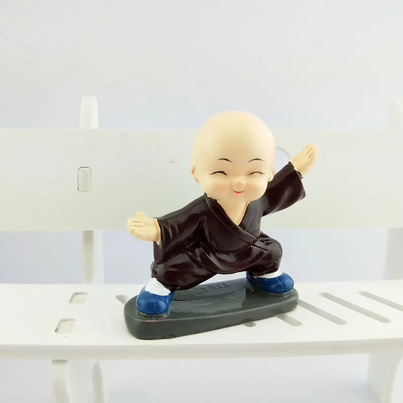 ERMAKOVA 8 видов стилей Resin Little Monk фигурка кунг-фу Шаолинь статуя монаха Будды Декор