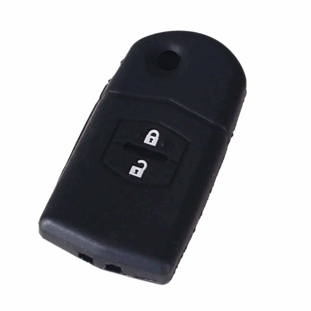 Силиконовый чехол KEYYOU для автомобильного ключа брелок Mazda M2 3 5 M6 8 скоростей с