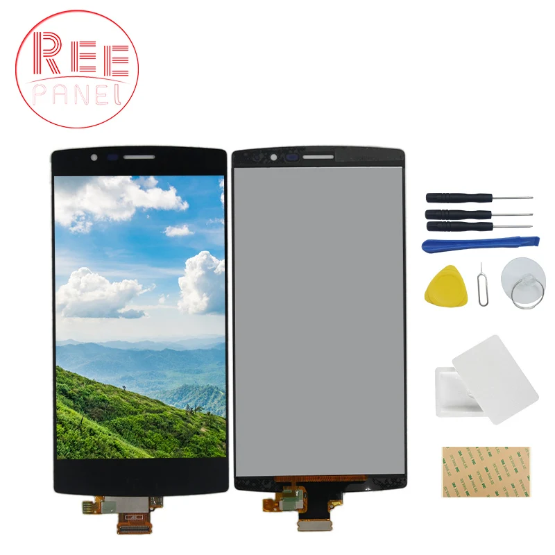 Одной сим 5 &quotДисплей для LG G4 ЖК дисплей H815 Дисплей Сенсорный экран с рамкой Replacment