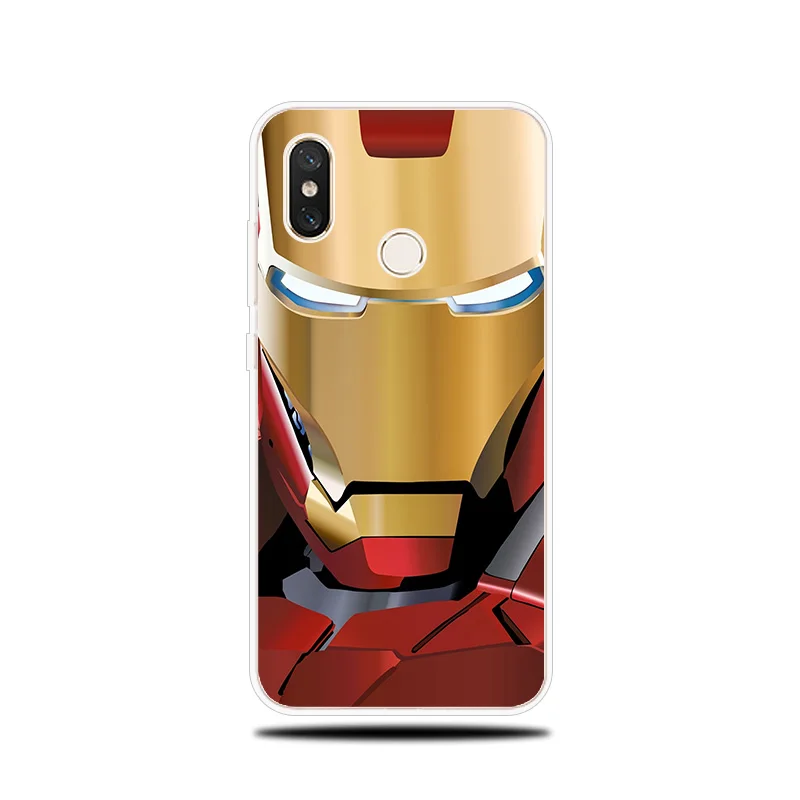 Case For Xiaomi Mi 5X A1 A2 6 6X Note 3 Cover Spiderman Iron Man Patterned 8 X SE Lite Pro Mix 2 S Pocophone F1 |