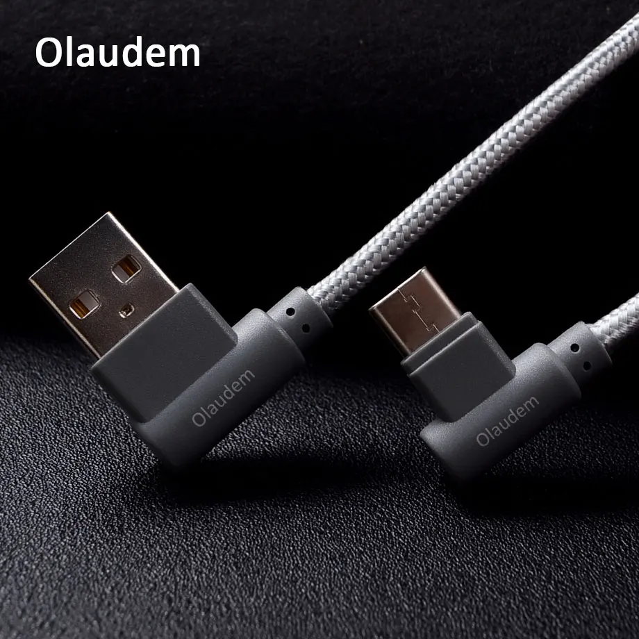 Шейные скобки... мобильного телефона кабель Тип usb C кабели 90 градусов быстрой