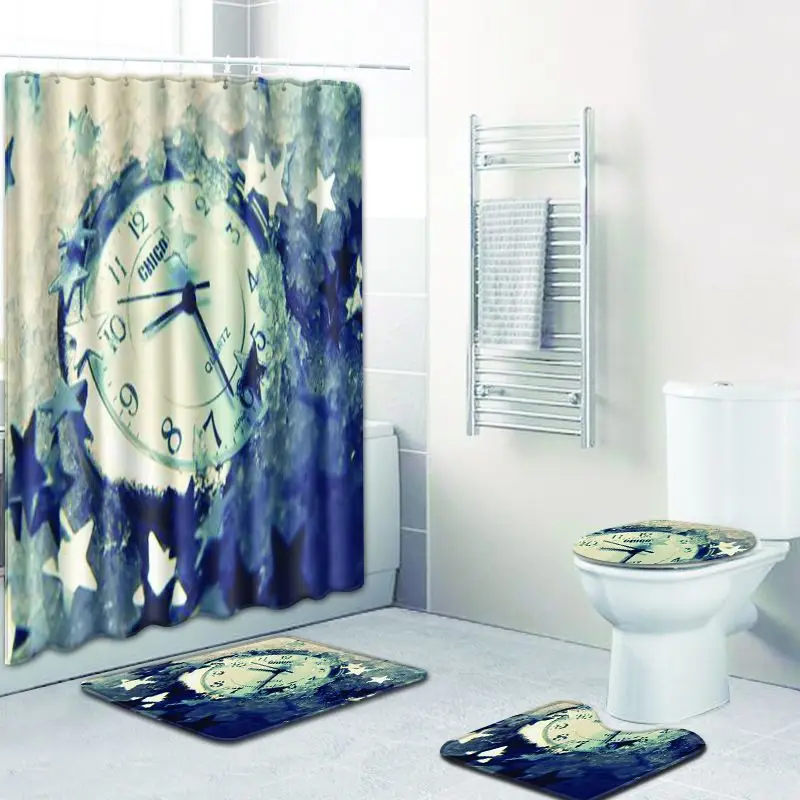 Бесплатная доставка 4 шт. коврики для ванной комнаты бега по Льву | Дом и сад