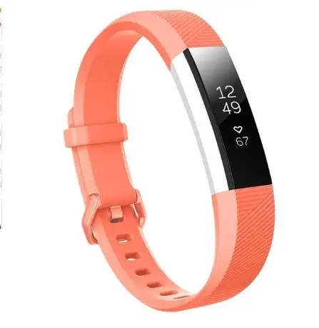 Orange Odog силиконовый дышащий ремешок для Fitbit Alta/HR Смарт часы браслет Высокое качество Аксессуары для часов Ремешки часы браслет - Цвет: Orange