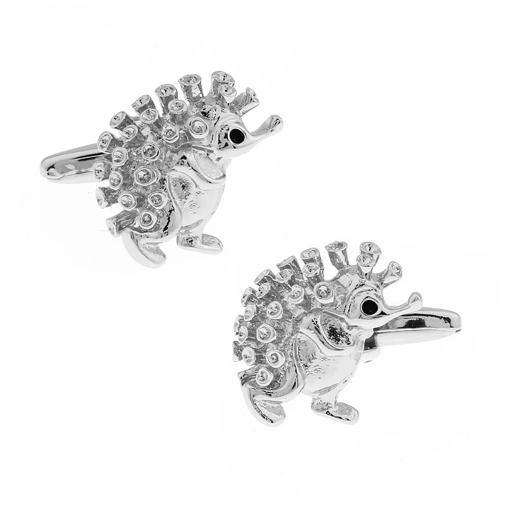 Мужские свадебные запонки новинка редкий причудливый еж и чистая ткань 210058|cloth