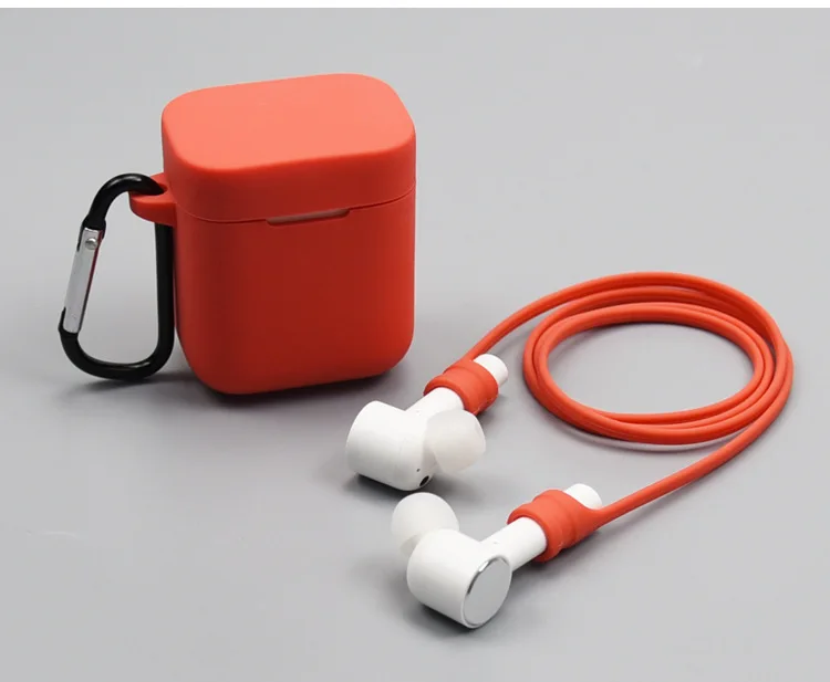 Силиконовый чехол для Xiaomi airdots Pro true беспроводные Bluetooth наушники противоударные сумки для Xiaomi airdots чехол
