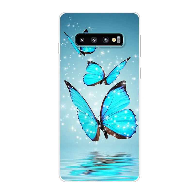 For Samsung Galaxy S10 Case S10Plus Silicone TPU Cover Phone On Plus G975F S 10 SM-G973F Soft | Мобильные телефоны и