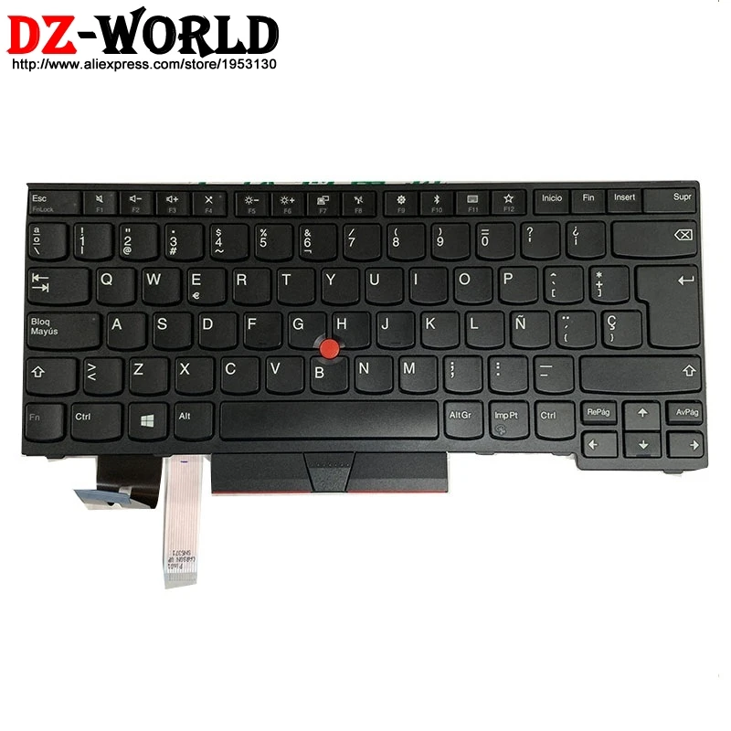 Новая Оригинальная испанская клавиатура LAS ES для Lenovo Thinkpad E480 T480S L480 T490 E490 T495 L380 L390