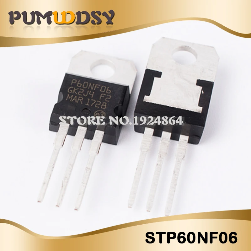 Интегральная схема STP55NF06L STP80NF70 STP75NF75 STP60NF06 STP16NF06 TO 220 10 шт.|Интегральные схемы| |
