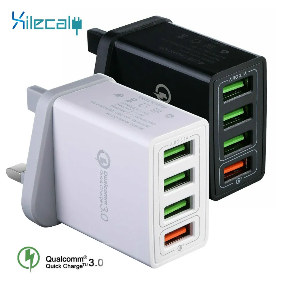 Устройство зарядное сетевое с 4 USB-портами и поддержкой быстрой зарядки 3 0 |
