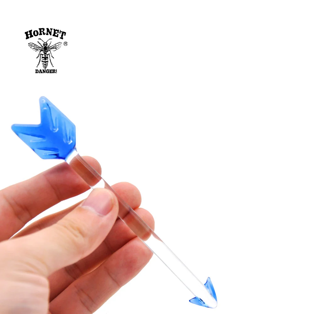 HORNET премиум стекло Dabbler 5 12 дюймов воск Dab инструмент Красочные толстые Pyrex Dabber