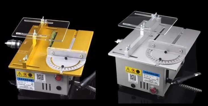 

New T6-1 Aluminum miniature table saw high precision DC 24V 7000RPM cutting machine DIY saws precision carpentry chainsaw