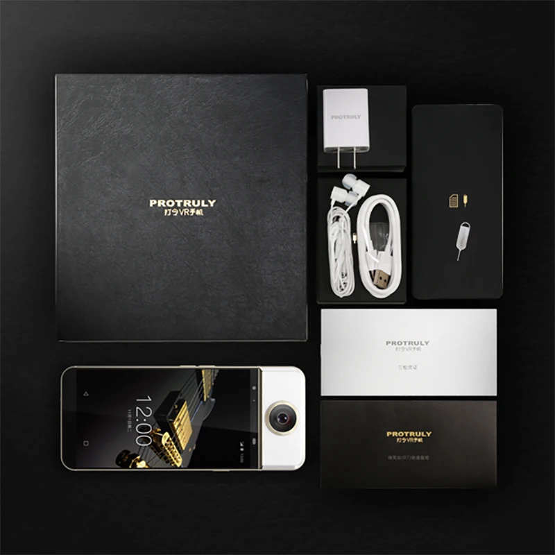 PROTRULY D7 5 дюймов AMOLED 360 градусов VR 26MP мобильного телефона 4G Android mtk6797 helio X20 десять