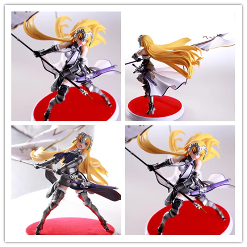 2 цвета японский аниме Fate/Grand заказ ночь фигурка Жанна д 'Арк развевающийся флаг версия модели ПВХ украшения Подарочная игрушка 20 см