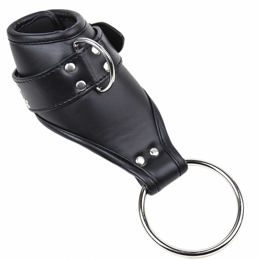 Leather Hang On Mitts Handcuffs BDSM Bondage Swing Suspension Cuffs Restraint Hanging Wrist Accessories |