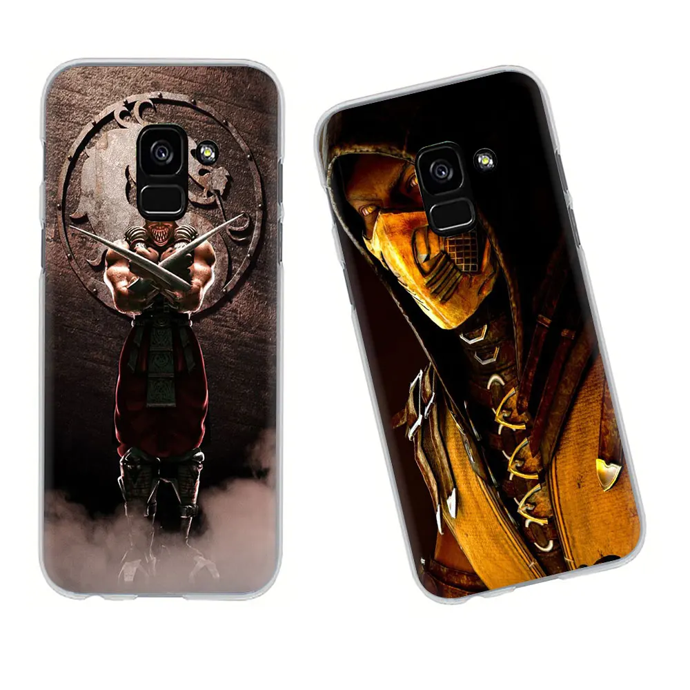 Твердый чехол для телефона Scorpion In Mortal Kombat Samsung Galaxy A6 plus 7 8 9 2018 A10S 20S 20E 30S 40S 50S 60
