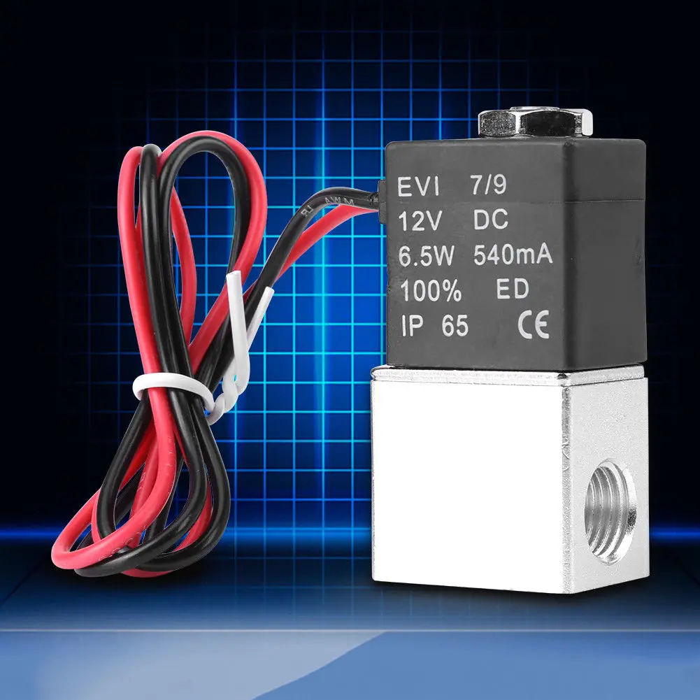 Горячая DC12V/DC24V 2 способа нормально закрытый электрический соленоидный воздушный