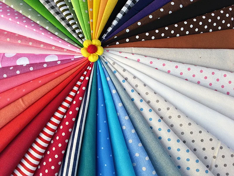 Парусиновая Ткань Лоскутные материалы для шитья Скрапбукинг жир четверть Tissu