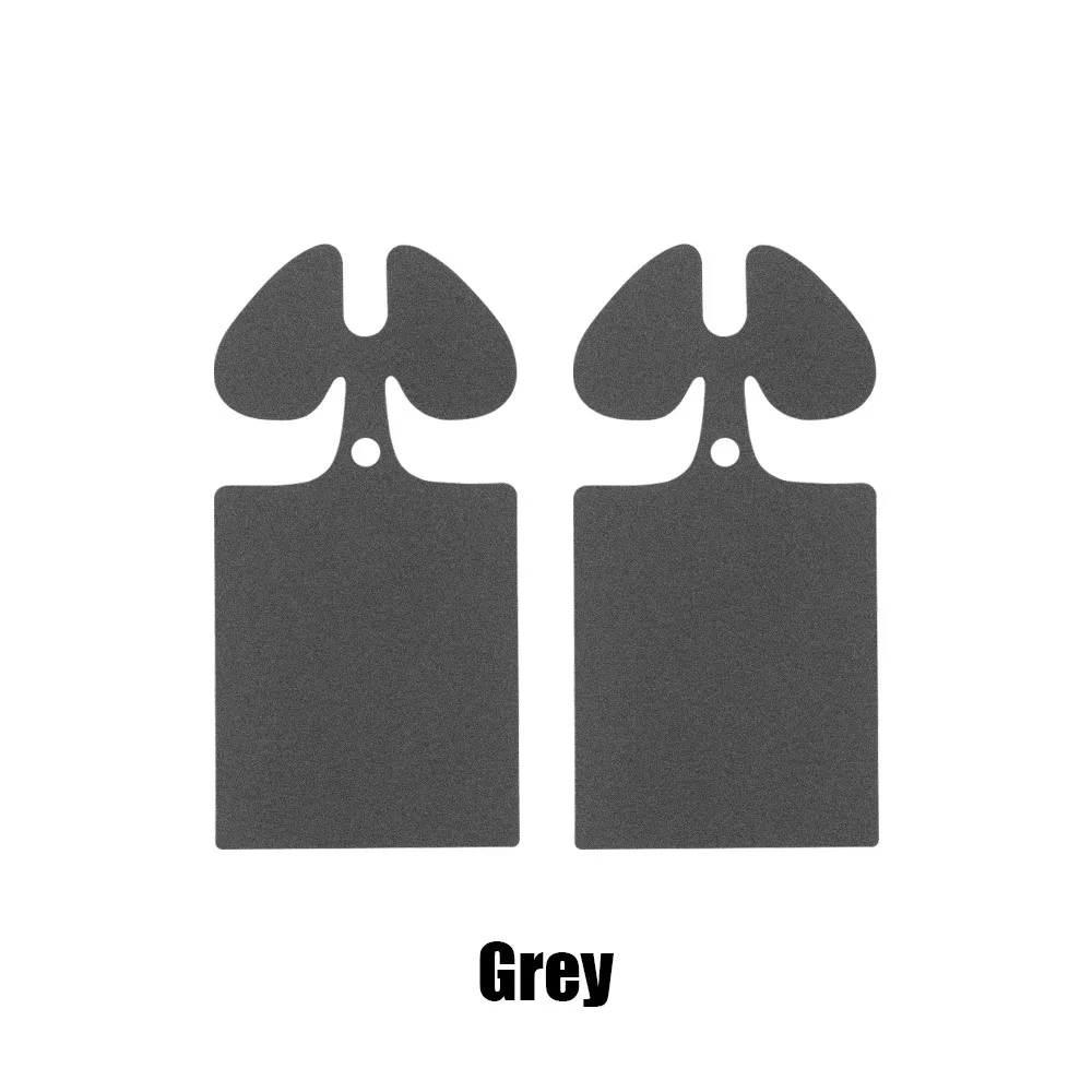 grey Тонкая кожа ПВХ наклейка для Apple Airpods Air Pods наушники наклейка наушники аксессуары защита от пыли наушники наклейки ультра тонкие - Цвет: grey