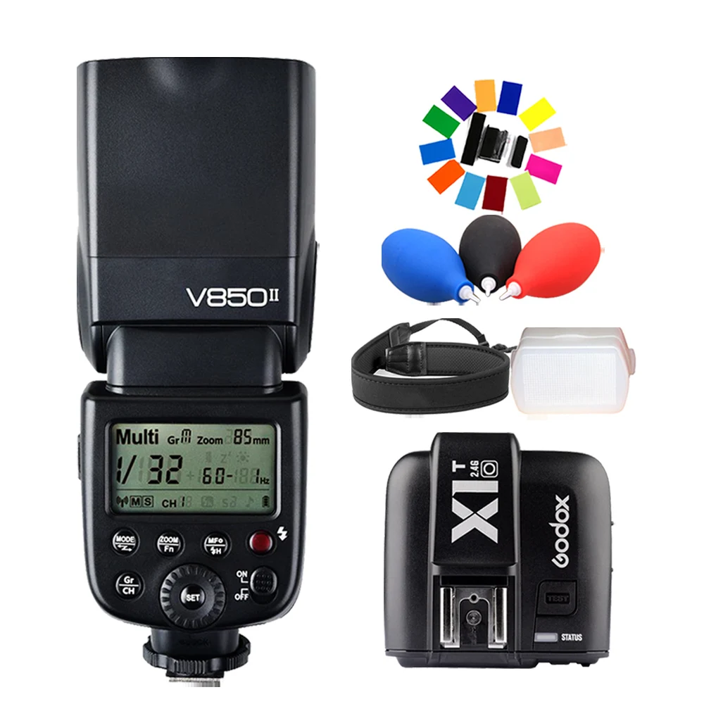Godox v850ii 2.4 г GN60 Беспроводной x Системы литий-ионный Батарея Speedlite x1t-o для Olympus |
