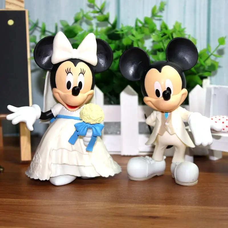 Disney игрушки 5 шт./лот 11 13 см с рисунками зверей из мультфильмов для детей Микки