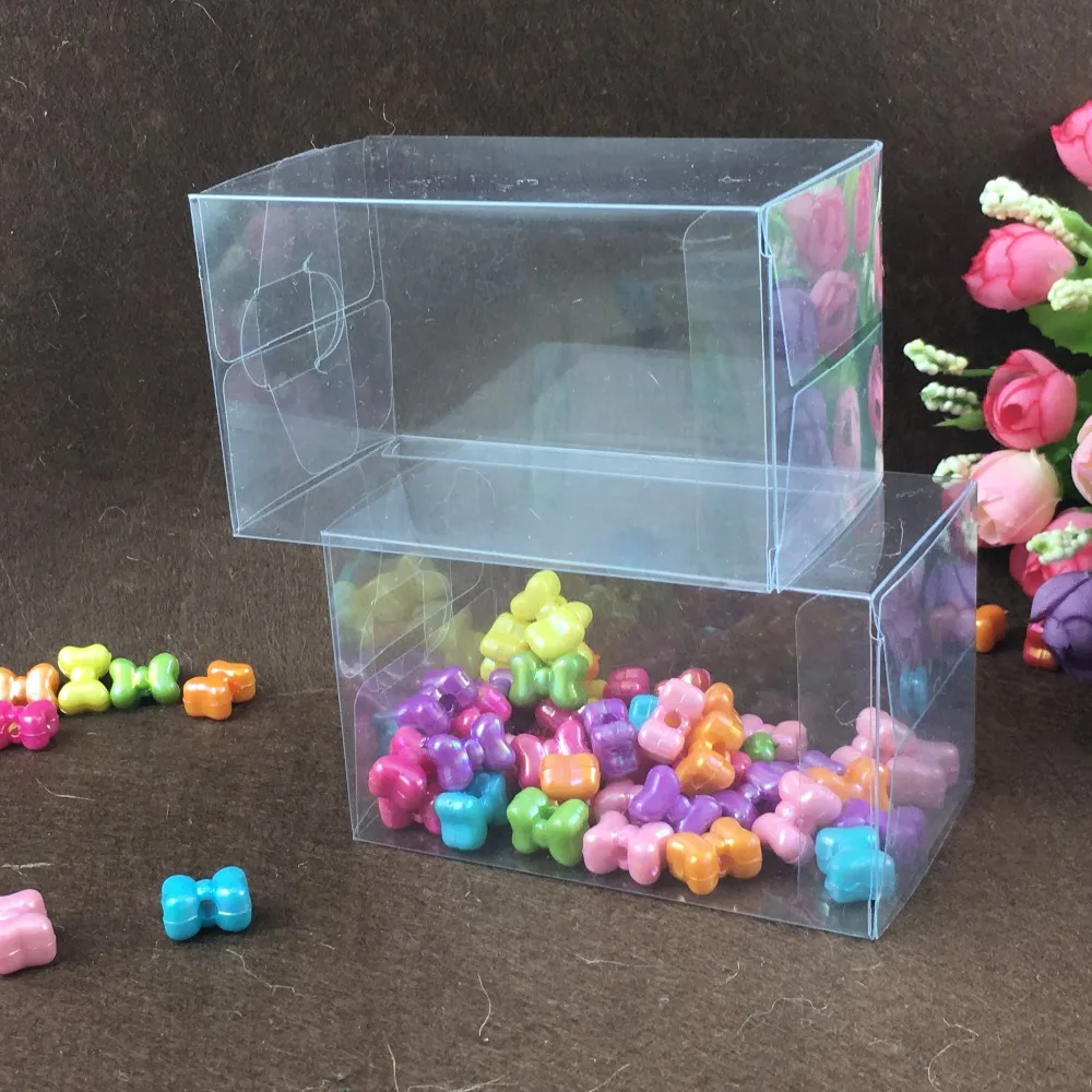 

30pcs 10*15*15cm clear plastic pvc box packing boxes for gifts/chocolate/candy/cosmetic/crafts square transparent pvc Box