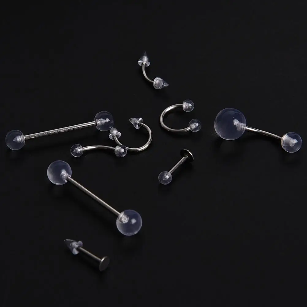 9 шт. кольца для пирсинга тела из нержавеющей стали | Украшения и аксессуары