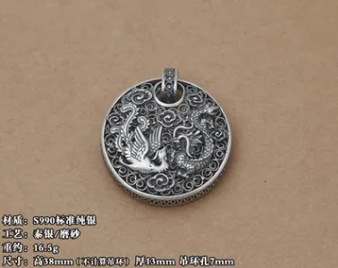

pendants jewelry making 925 silver dragon pendant for couples big pendant