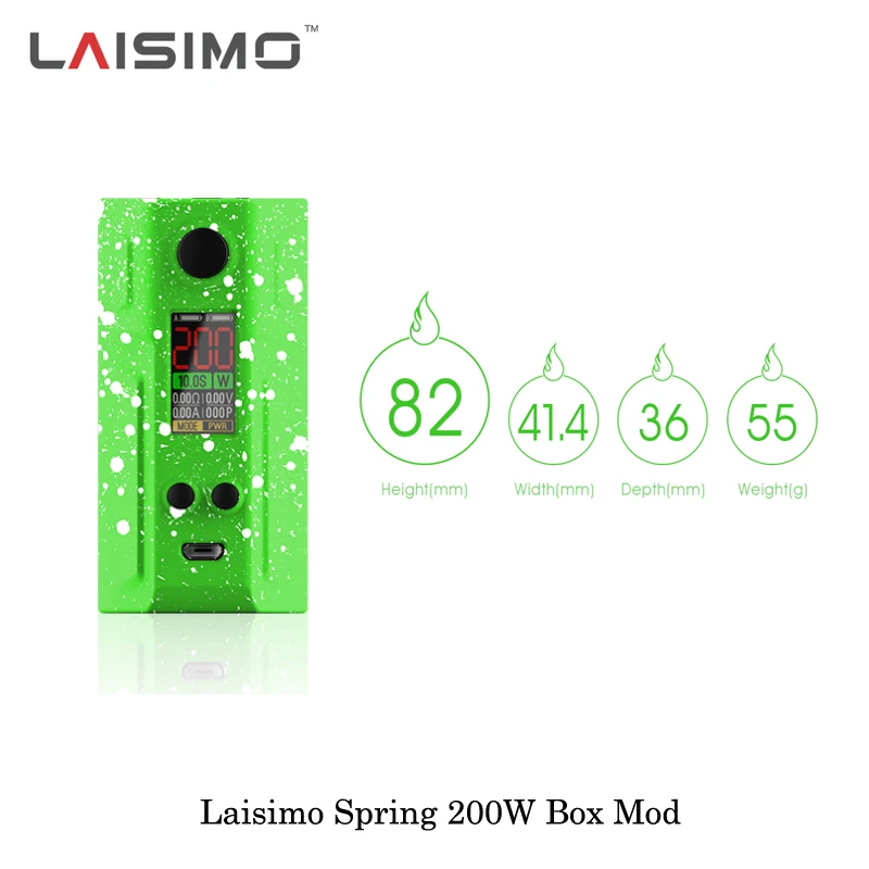 Электронные сигареты Laisimo Весна 200 Вт коробка мод 510 нить легкий вес электронная