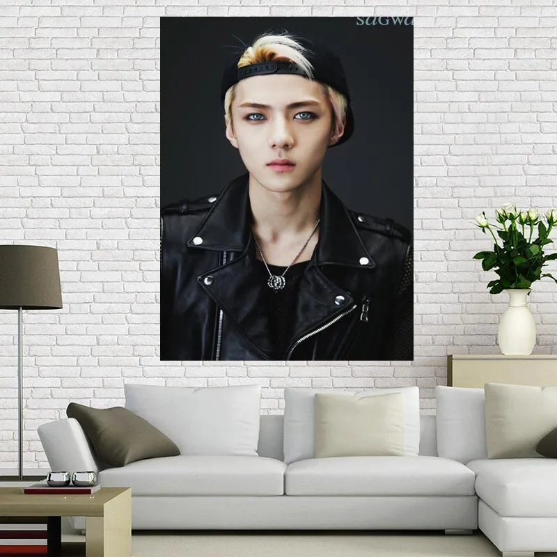 Постер exo Oh SeHun 60x90 см отделочная ткань для дома тканевый настенный постер на заказ