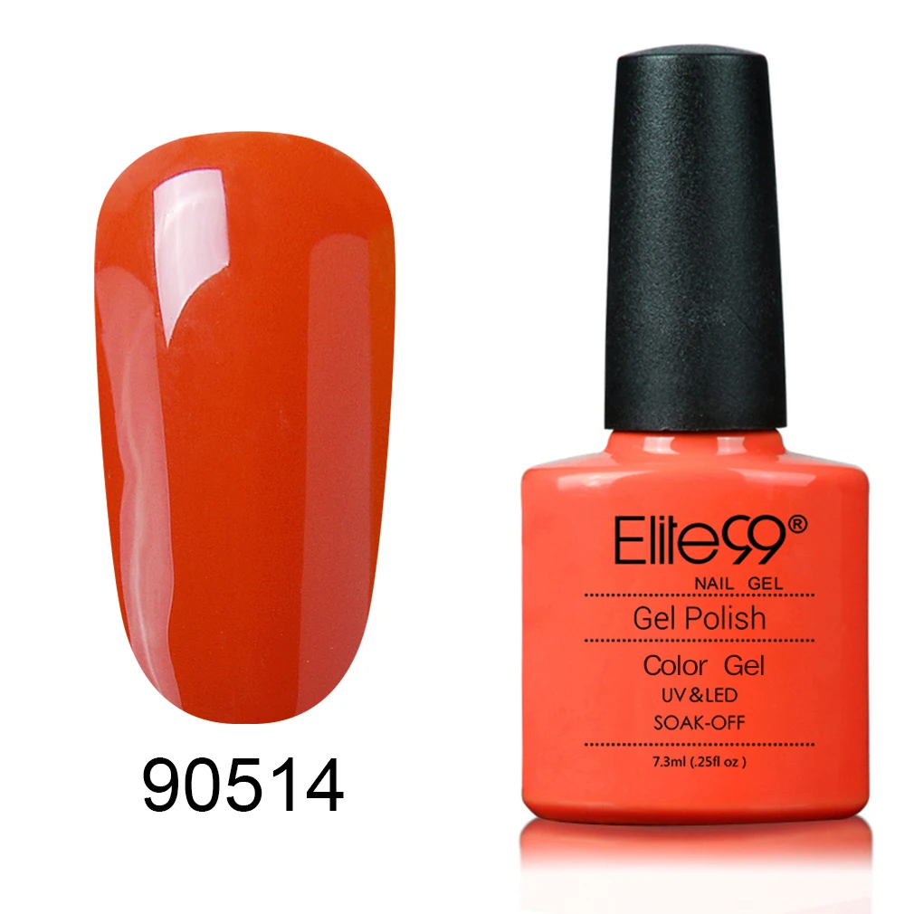 Elite99 7.3ML UV Gel Varnish Nail Polish Manicure Gellak Hybrid Nails Art Off Prime Colorful Bottle | Красота и здоровье