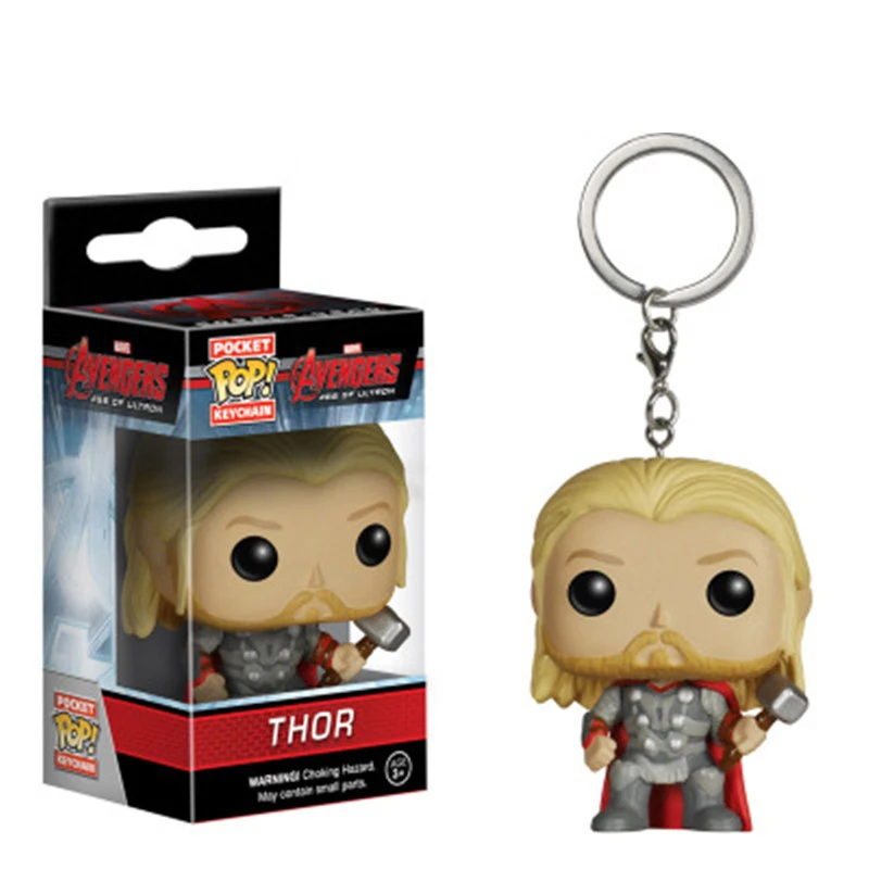 Темно-бордовый FUNKO POP Marvel Мстители Dragon Ball MALEFICENT Наруто один кусок chessur Карманный Брелок фигурка игрушки для детей подарок с коробкой - Цвет: Темно-бордовый