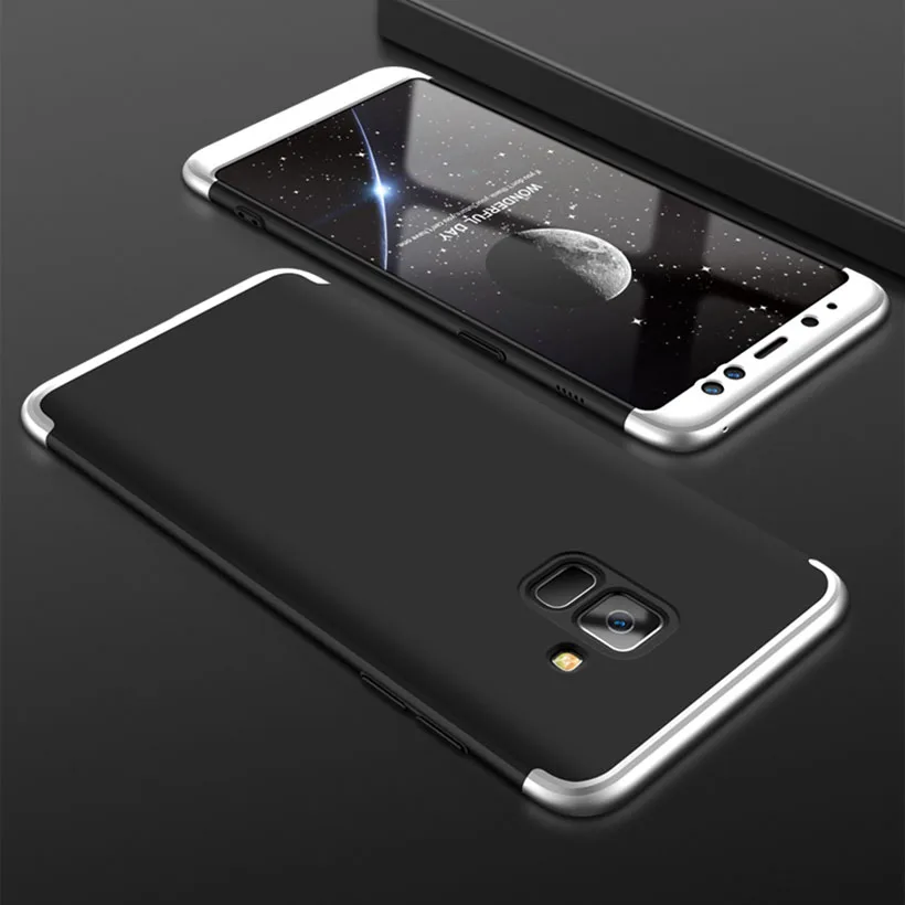 GKK 360 градусов Чехлы для samsung Galaxy A6 A7 A8 A8S A9 A9S Pro Star Lite Note 9 8 S10e S10 S9 S8 плюс S6 S7 края Обложки