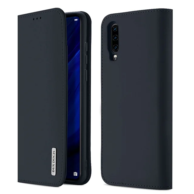 DUX DUCIS чехол из натуральной кожи для huawei P30 чехол P30 pro Магнитный кошелек крышка для huawei P30 Pro P 30 телефонные футляры - Цвет: Blue