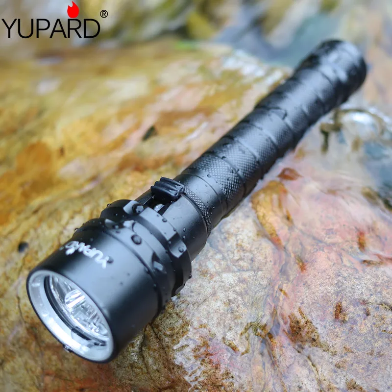 YUPARD светодиодный фонарик для дайвинга 4000 люмен XM-L2 LED 3 * L2 водонепроницаемый