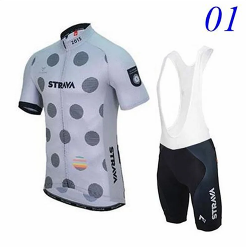 Pro Bicycle Racing Team Short Sleeve Maillot Ciclismo Men's Cycling Jersey Kits Summer breathable Cycling Clothing Sets - Цвет: 1