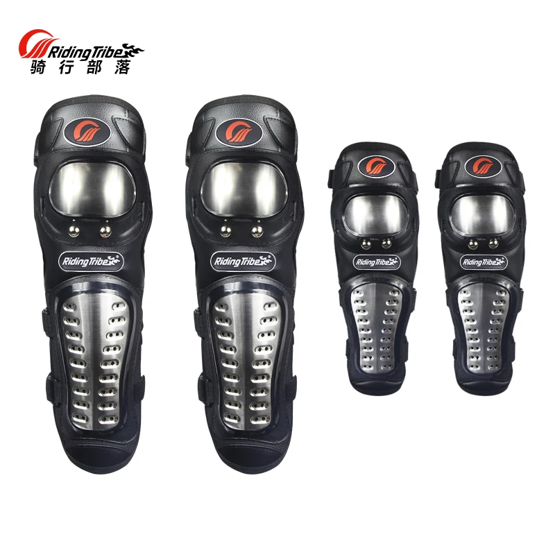 Наколенники для езды на мотоцикле 4 шт. Защитные Налокотники из нержавеющей стали