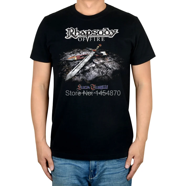Итальянская Классная рубашка Rhapsody of Fire Rock для мужчин и женщин 3D хлопковая фитнеса