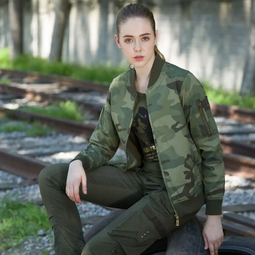 Мужская зеленая куртка в стиле милитари 2020 Новое поступление женский со стоячим